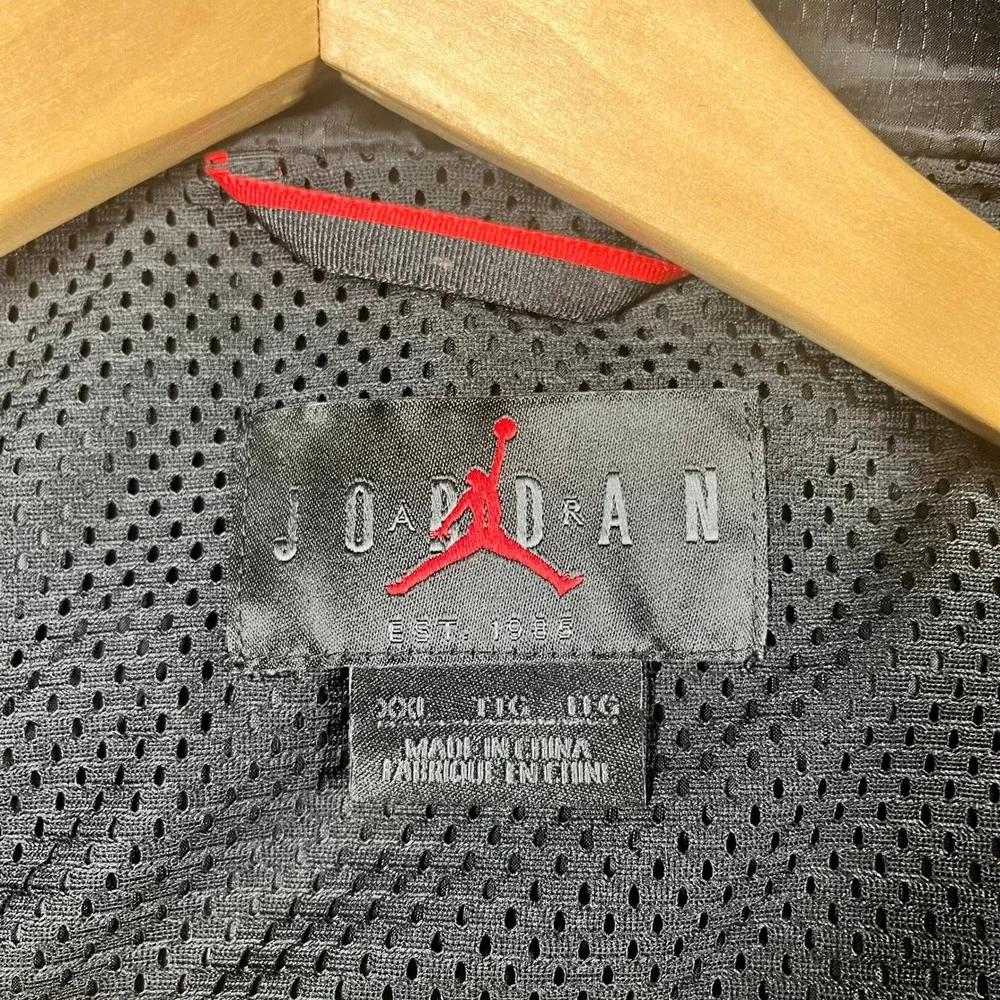 Nike Jordan Windbreaker Jacket Mens 2XL Black Ripstop AT9775-010 23 Engineered